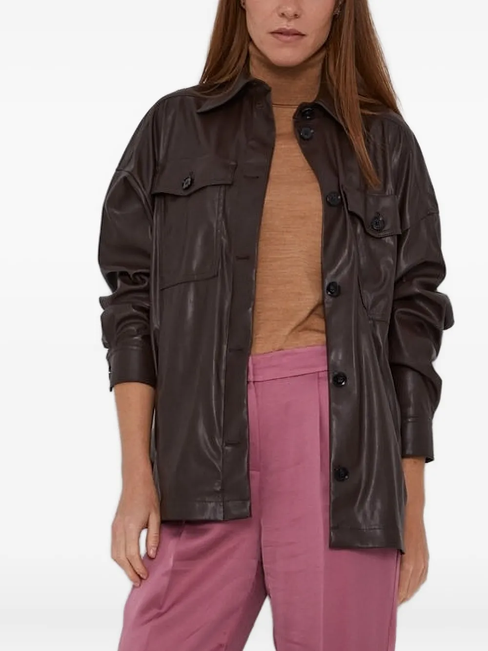 Рубашка с карманом-клапаном на пуговицах Drykorn, коричневый
Рубашка с карманом-клапаном на пуговицах Drykorn, коричневый