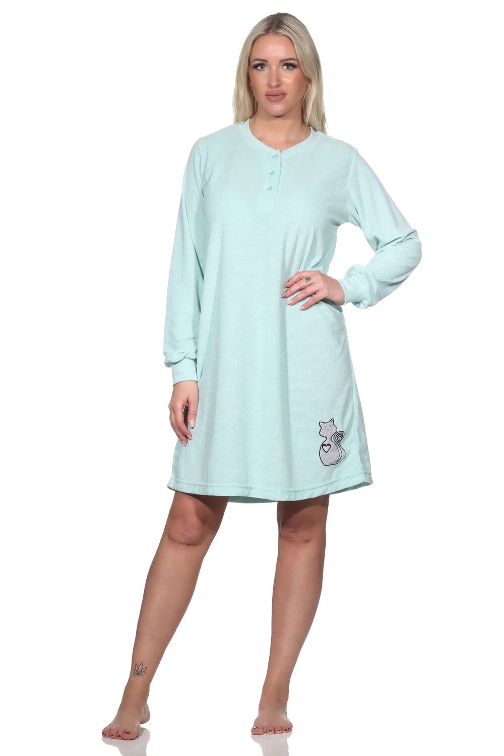 Ночная рубашка NORMANN Frottee, бирюзовый
Ночная рубашка NORMANN Frottee, бирюзовый
