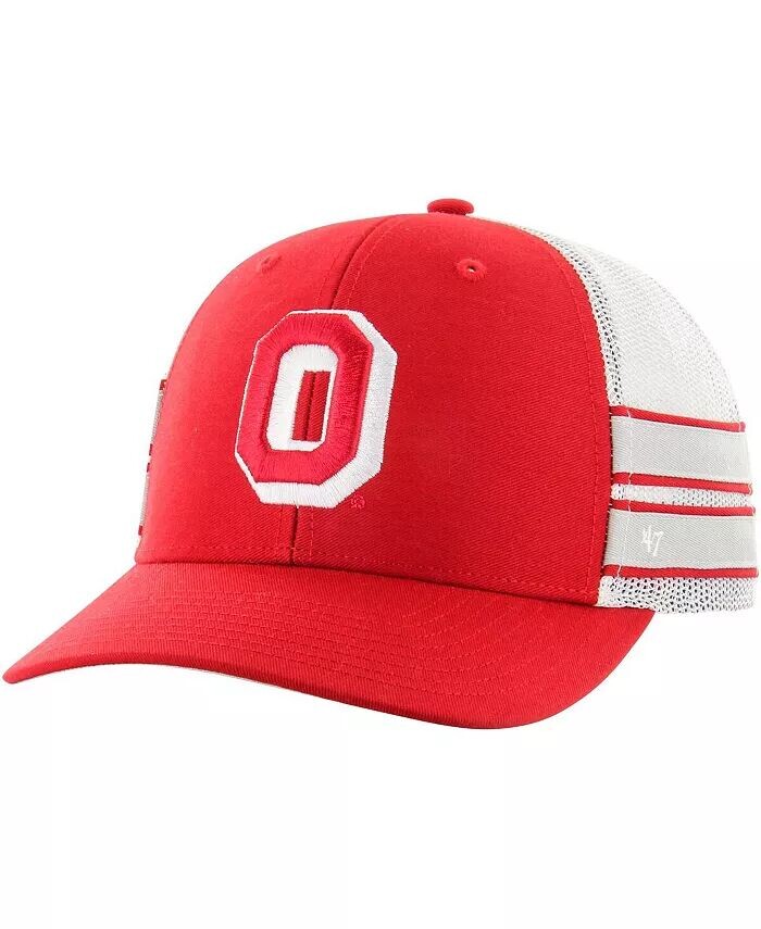 Мужская алая состаренная шляпа водителя грузовика Ohio State Buckeyes Straight Eight Adjustable '47 Brand
Мужская алая состаренная шляпа водителя грузовика Ohio State Buckeyes Straight Eight Adjustable '47 Brand