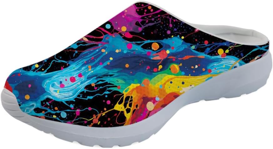 Кроссовки Forchrinse Native Indian Aztec Hippie Mandala для мужчин, прогулочные мулы; женские слипоны, садовые сабо, тапочки с открытой пяткой, обувь для дома и ухода, Splatter Tie Dye
Кроссовки Forchrinse Native Indian Aztec Hippie Mandala для мужчин, прогулочные мулы; женские слипоны, садовые сабо, тапочки с открытой пяткой, обувь для дома и ухода, Splatter Tie Dye