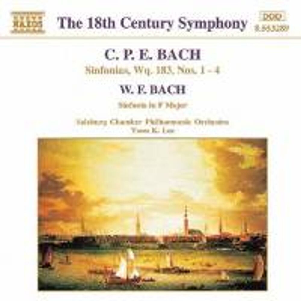 Диск CD Bach C.P.E. / Bach W.F.: Sinfonias - Carl Philipp Emanuel Bach, Wilhelm Friedemann Bach, Yoon K. Lee, Salzburg Chamber Philharmonic Orchestra
Диск CD Bach C.P.E. / Bach W.F.: Sinfonias - Carl Philipp Emanuel Bach, Wilhelm Friedemann Bach, Yoon K. Lee, Salzburg Chamber Philharmonic Orchestra