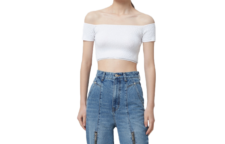 WE11DONE Топ без бретелей женский white
WE11DONE Топ без бретелей женский white