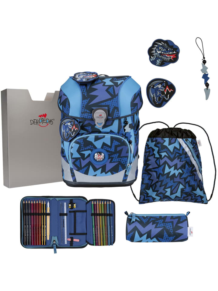 Набор школьных сумок Derdiedas, 5 предметов, ErgoFlex Tiny Dark Dragon, синий
Набор школьных сумок Derdiedas, 5 предметов, ErgoFlex Tiny Dark Dragon, синий