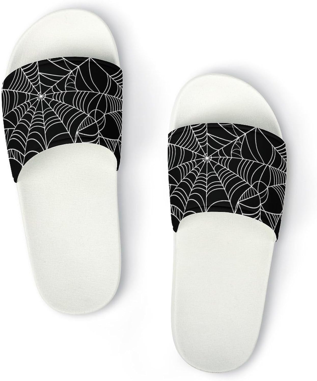 Домашние тапочки LYAHVGU с узором паутины и черным пауком на Хэллоуин, из ПВХ, с нескользящей подошвой, для душа, летние, для дома, улицы и пляжа, для мужчин и женщин
Домашние тапочки LYAHVGU с узором паутины и черным пауком на Хэллоуин, из ПВХ, с нескользящей подошвой, для душа, летние, для дома, улицы и пляжа, для мужчин и женщин