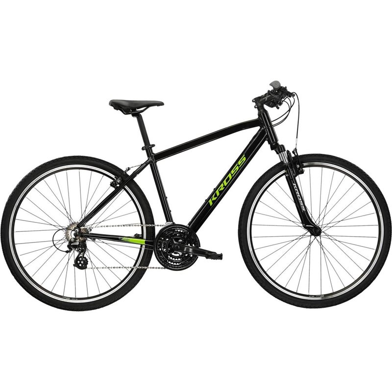 Гибридный велосипед Kross Evado 2.0, черный/зеленый
Гибридный велосипед Kross Evado 2.0, черный/зеленый