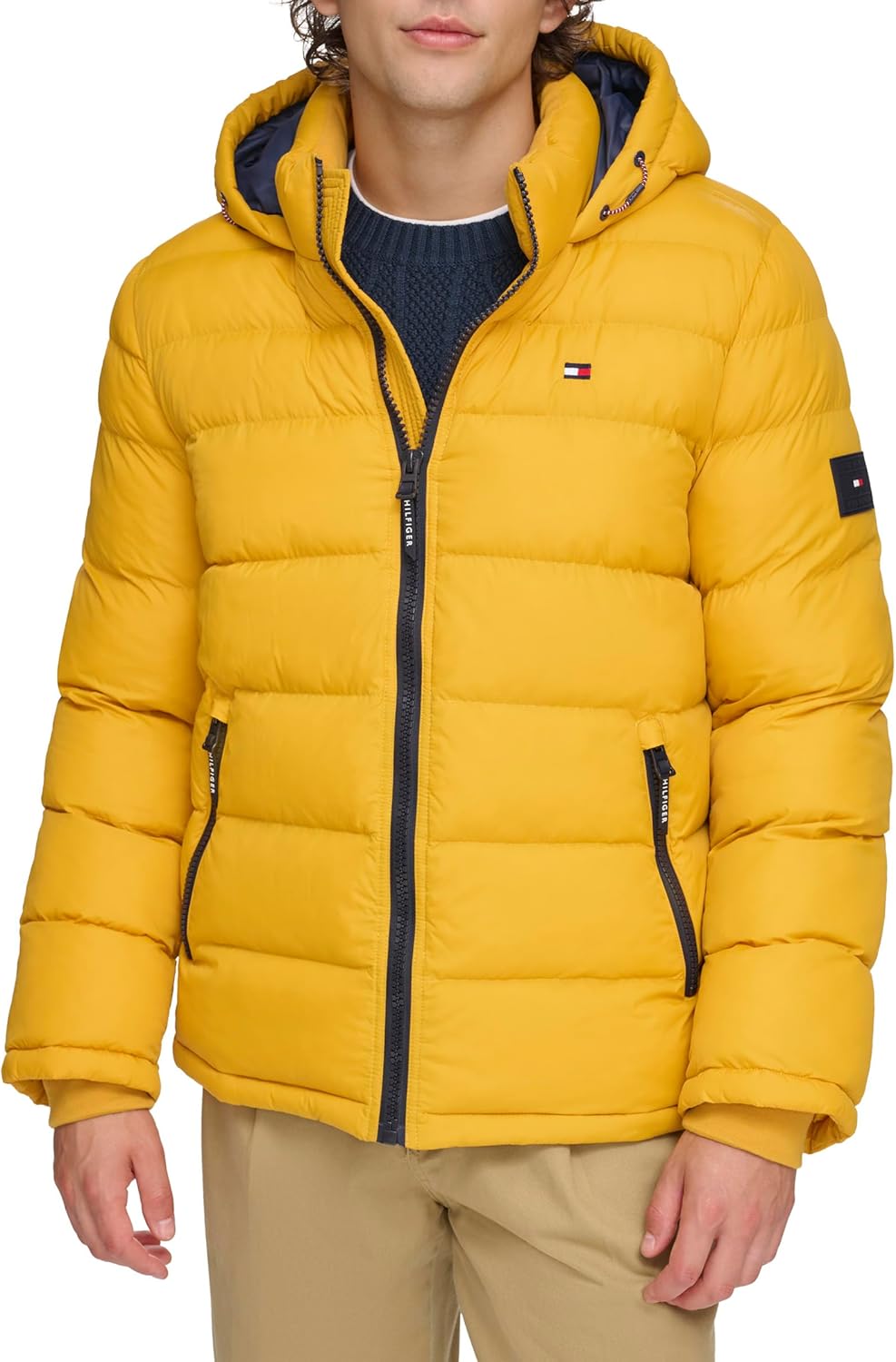 Мужская стеганая куртка с капюшоном Tommy Hilfiger (стандартная и для больших и высоких), Yellow
Мужская стеганая куртка с капюшоном Tommy Hilfiger (стандартная и для больших и высоких), Yellow