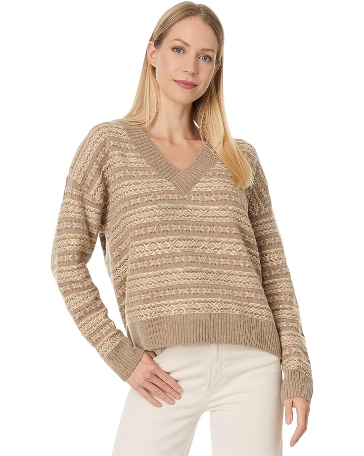 Свитер Faherty Highland Fairisle Vneck Sweater, цвет Sugar Cookie Fairisle
Свитер Faherty Highland Fairisle Vneck Sweater, цвет Sugar Cookie Fairisle