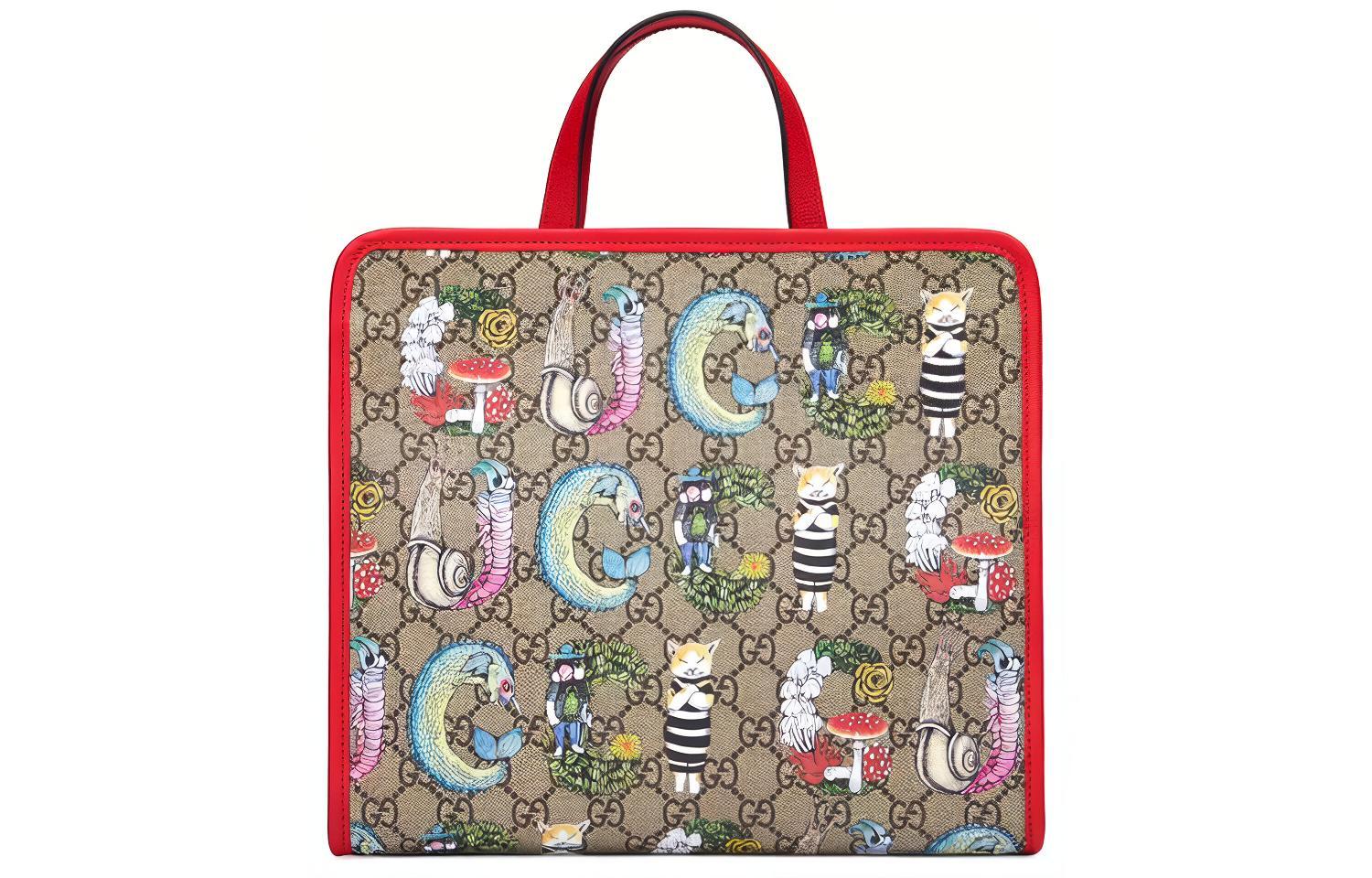 X Yuko Higuchi Сумка-тоут с принтом кошки Ebony/Red GUCCI
X Yuko Higuchi Сумка-тоут с принтом кошки Ebony/Red GUCCI