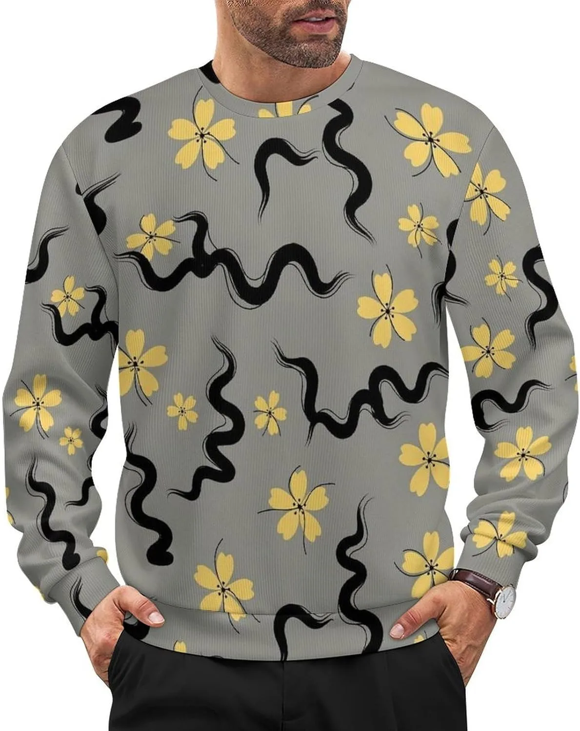 Мужской вязаный свитер Casual Textured Pullover с длинными рукавами Meaudiwes
Мужской вязаный свитер Casual Textured Pullover с длинными рукавами Meaudiwes