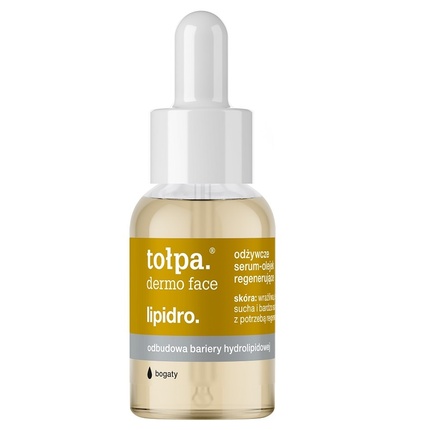 Topa Topadermo Face Lipidro Питательная восстанавливающая сыворотка-масло 30 мл Tołpa
Topa Topadermo Face Lipidro Питательная восстанавливающая сыворотка-масло 30 мл Tołpa