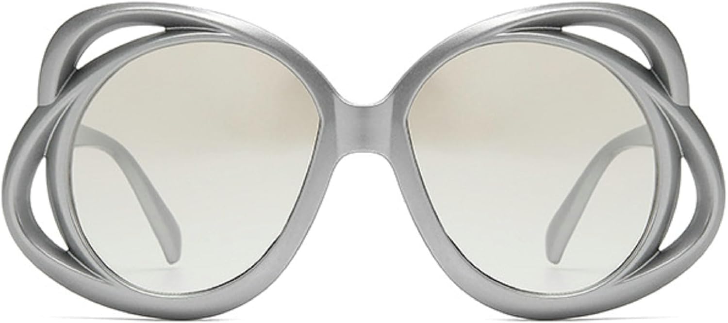 Модные овальные солнцезащитные очки с цветочным рисунком для женщин, винтажные, большие, с градиентным, ажурным дизайном, в стиле панк, для вечеринок, с защитой от УФ-излучения UV400 mincl, Silver
Модные овальные солнцезащитные очки с цветочным рисунком для женщин, винтажные, большие, с градиентным, ажурным дизайном, в стиле панк, для вечеринок, с защитой от УФ-излучения UV400 mincl, Silver