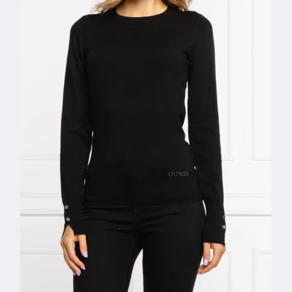 Облегающий свитер Guess, черный
Облегающий свитер Guess, черный
