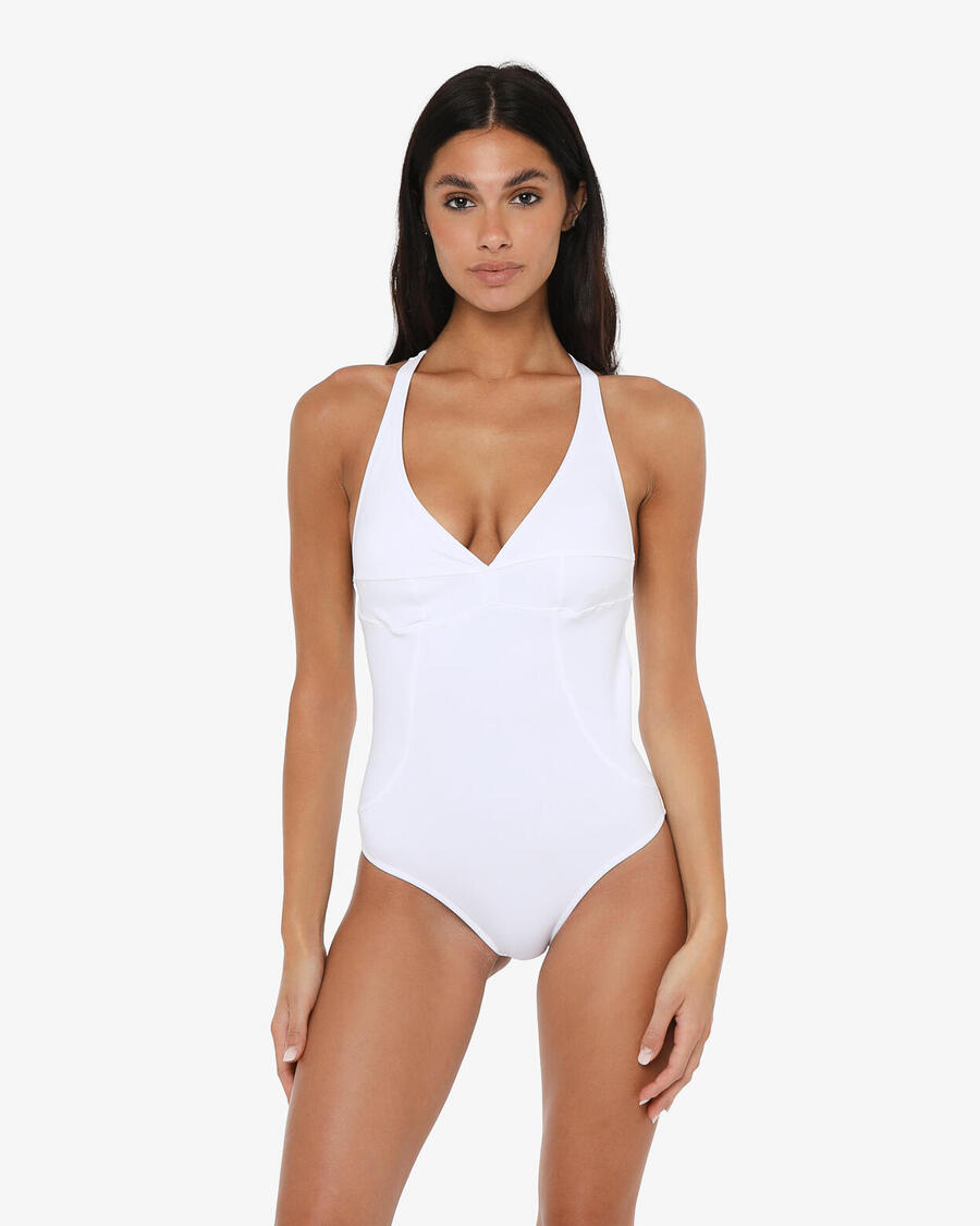 JAKED белый синтетический купальник для женщин
JAKED белый синтетический купальник для женщин