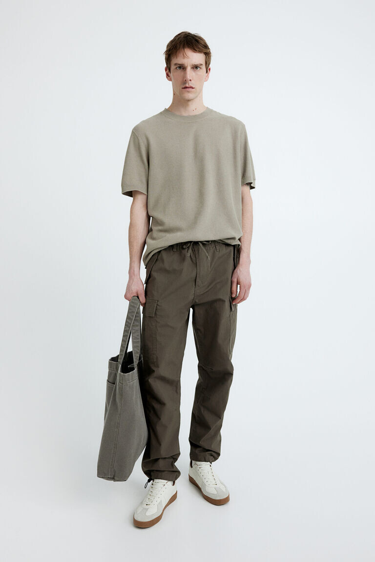 Брюки карго ripstop regular fit H&M, хаки
Брюки карго ripstop regular fit H&M, хаки