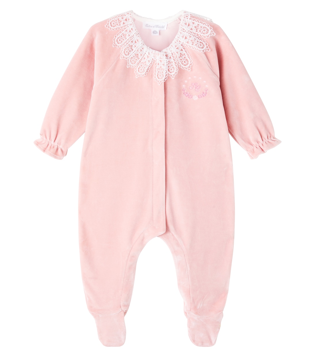 Детский слип с кружевной отделкой из хлопковой смеси Tartine et Chocolat, Pêche
Детский слип с кружевной отделкой из хлопковой смеси Tartine et Chocolat, Pêche