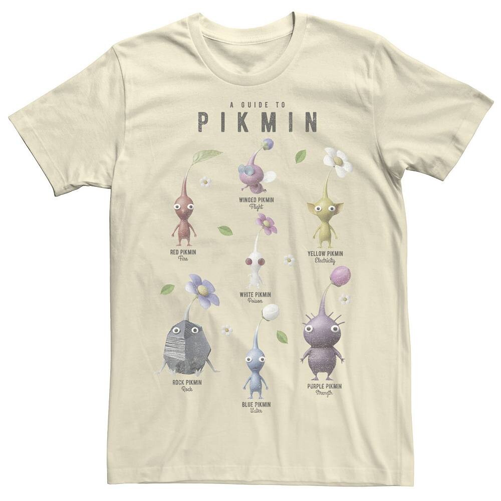 Мужская футболка с сеткой персонажей Nintendo Pikmin 3 Licensed Character, цвет Natural
Мужская футболка с сеткой персонажей Nintendo Pikmin 3 Licensed Character, цвет Natural