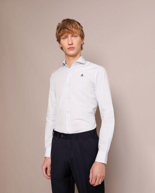 Мужская рубашка в обычную полоску Scalpers, светло-синий
Мужская рубашка в обычную полоску Scalpers, светло-синий