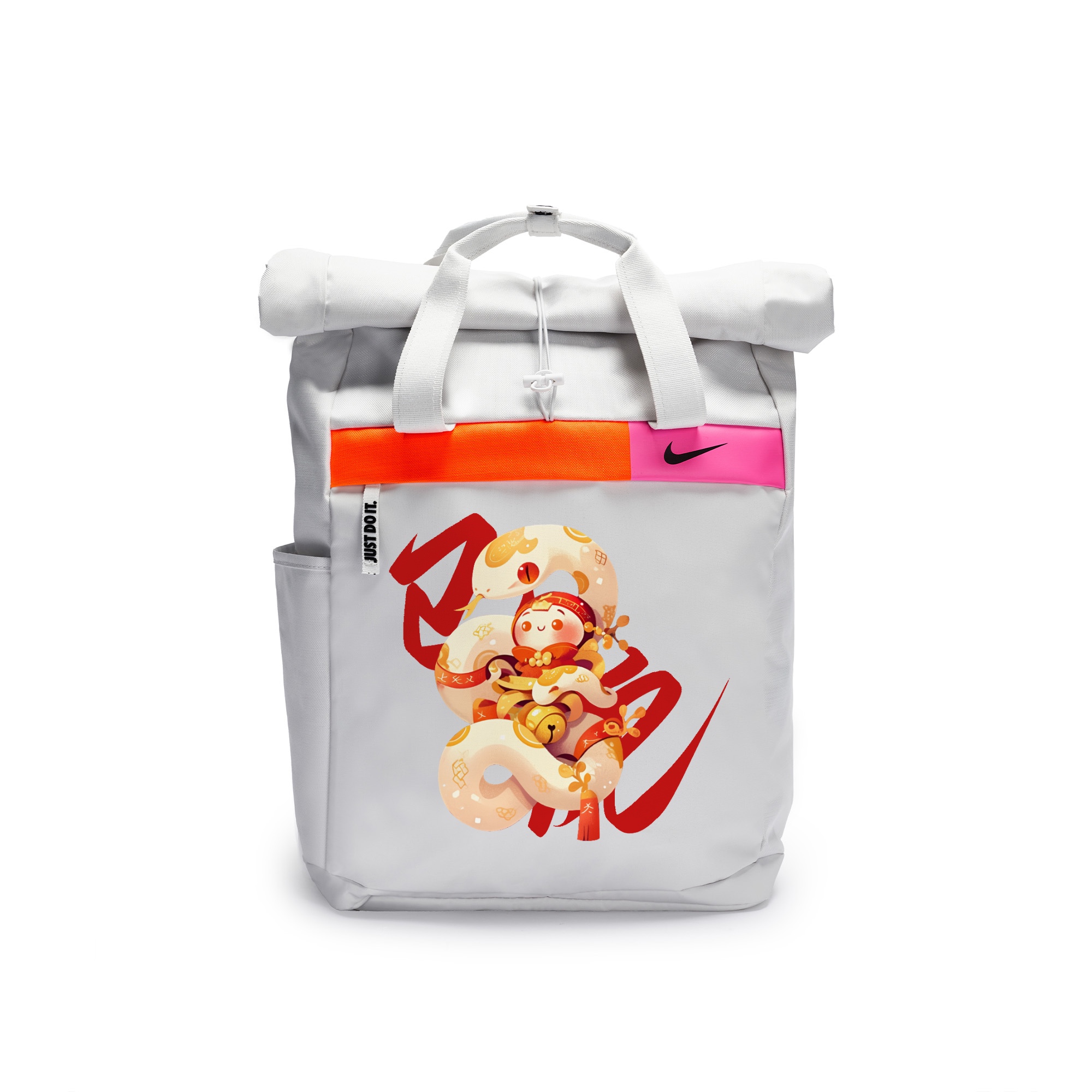 Nike Повседневный рюкзак унисекс для ежедневных поездок в минималистичном стиле, Snake Brings Good News
Nike Повседневный рюкзак унисекс для ежедневных поездок в минималистичном стиле, Snake Brings Good News