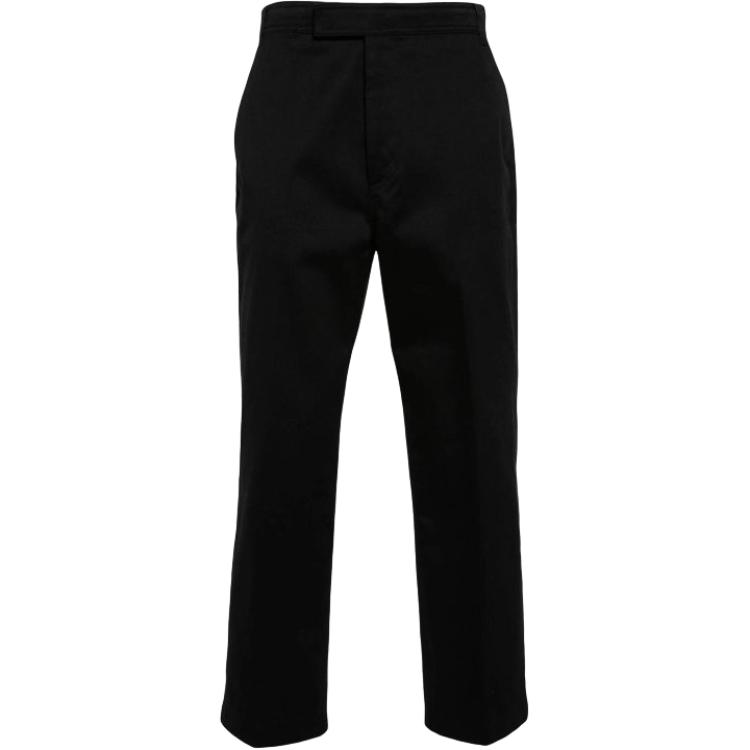 Стрелки на зауженных чинос THOM BROWNE, черный
Стрелки на зауженных чинос THOM BROWNE, черный