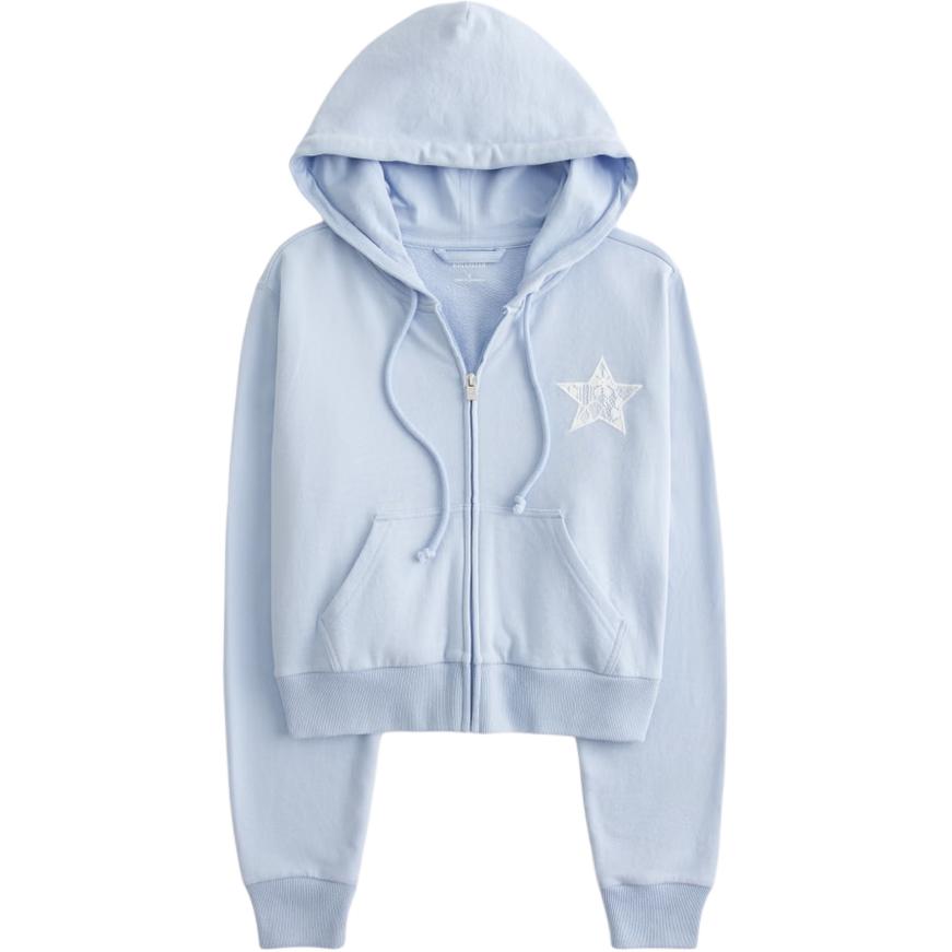 Hollister Куртка женская серо-голубая, Gray Blue 
Hollister Куртка женская серо-голубая, Gray Blue