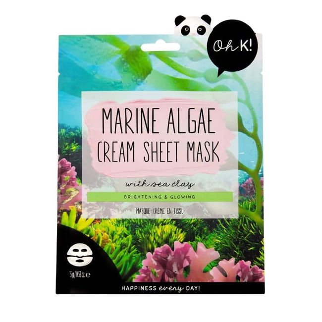 Крем-Маска для лица с морскими водорослями Oh K!, 15 гр
Крем-Маска для лица с морскими водорослями Oh K!, 15 гр