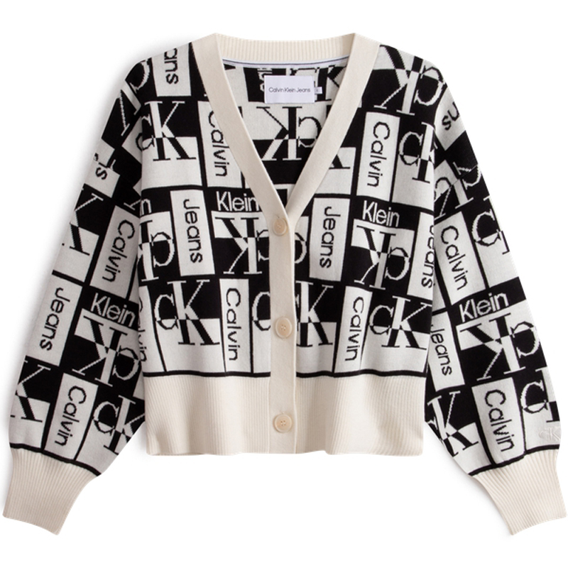 CALVIN KLEIN Вязаный топ Женский Черный Белый, YBI-Черный Белый
CALVIN KLEIN Вязаный топ Женский Черный Белый, YBI-Черный Белый