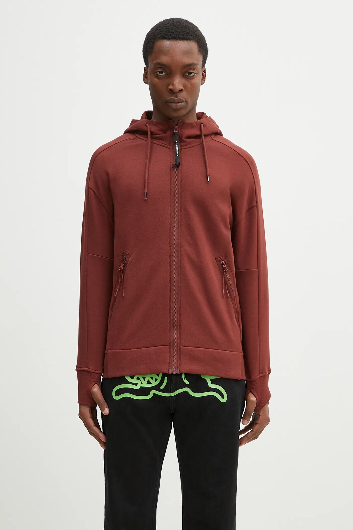 Хлопковая толстовка C.P. Company, оранжевый
Хлопковая толстовка C.P. Company, оранжевый