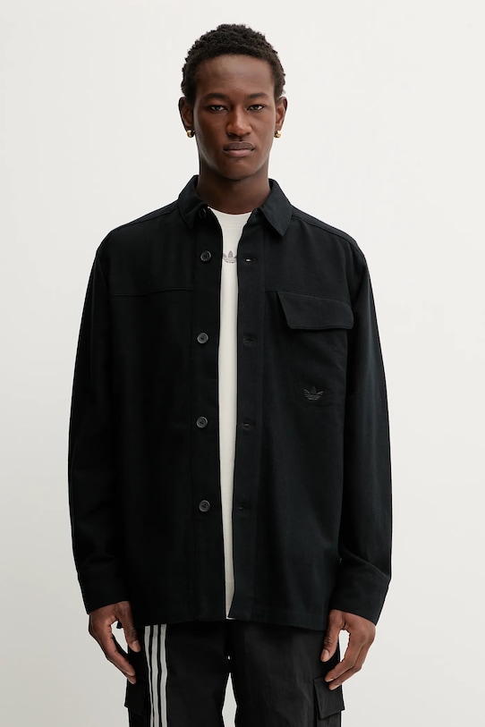 Хлопковая рубашка P Ess Shi Adidas Originals, черный
Хлопковая рубашка P Ess Shi Adidas Originals, черный