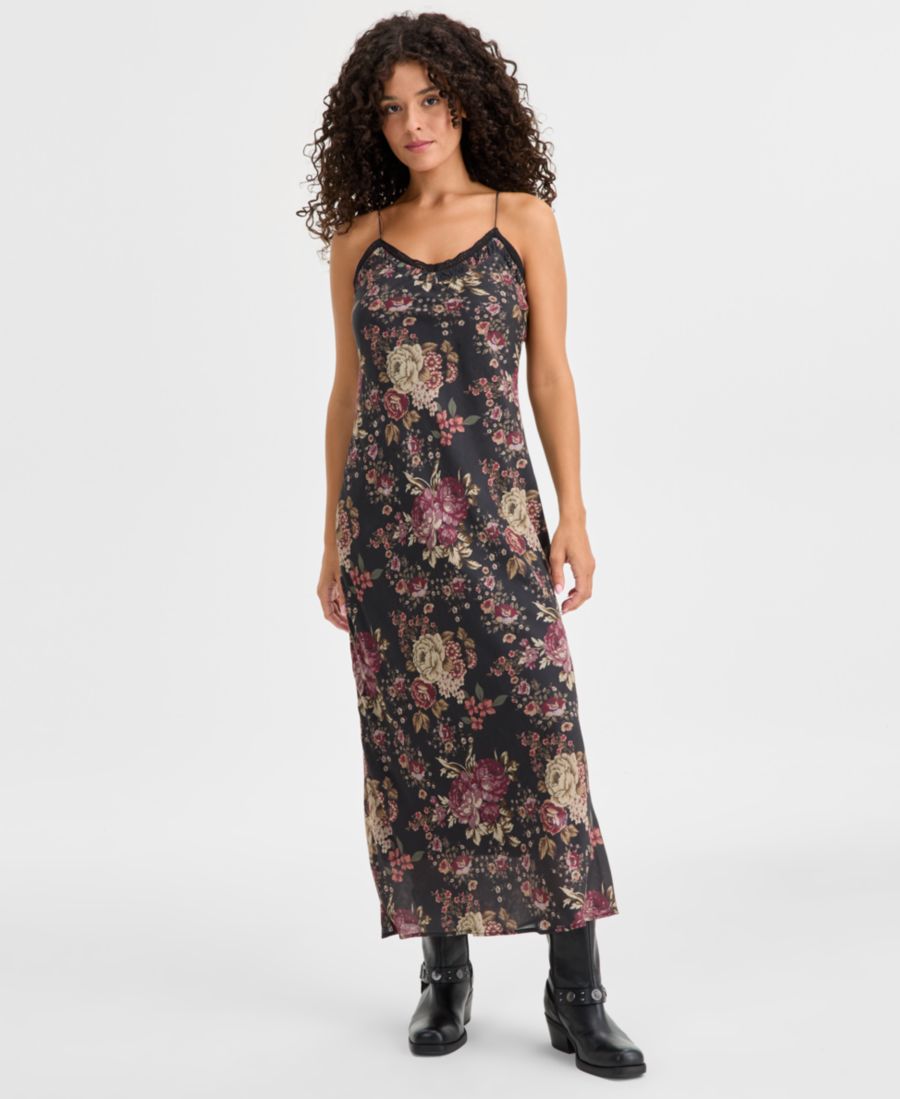 Женское платье-комбинация миди со шнуровкой Lucky Brand, Black Floral
Женское платье-комбинация миди со шнуровкой Lucky Brand, Black Floral