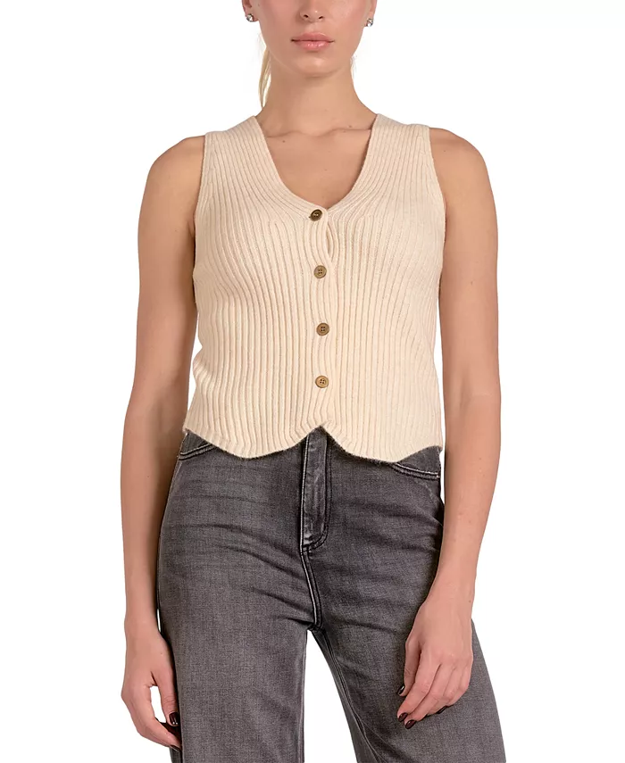 Женский жилет без рукавов из ребристой ткани с застежкой на пуговицы спереди Elan, коричневый/бежевый
Женский жилет без рукавов из ребристой ткани с застежкой на пуговицы спереди Elan, коричневый/бежевый