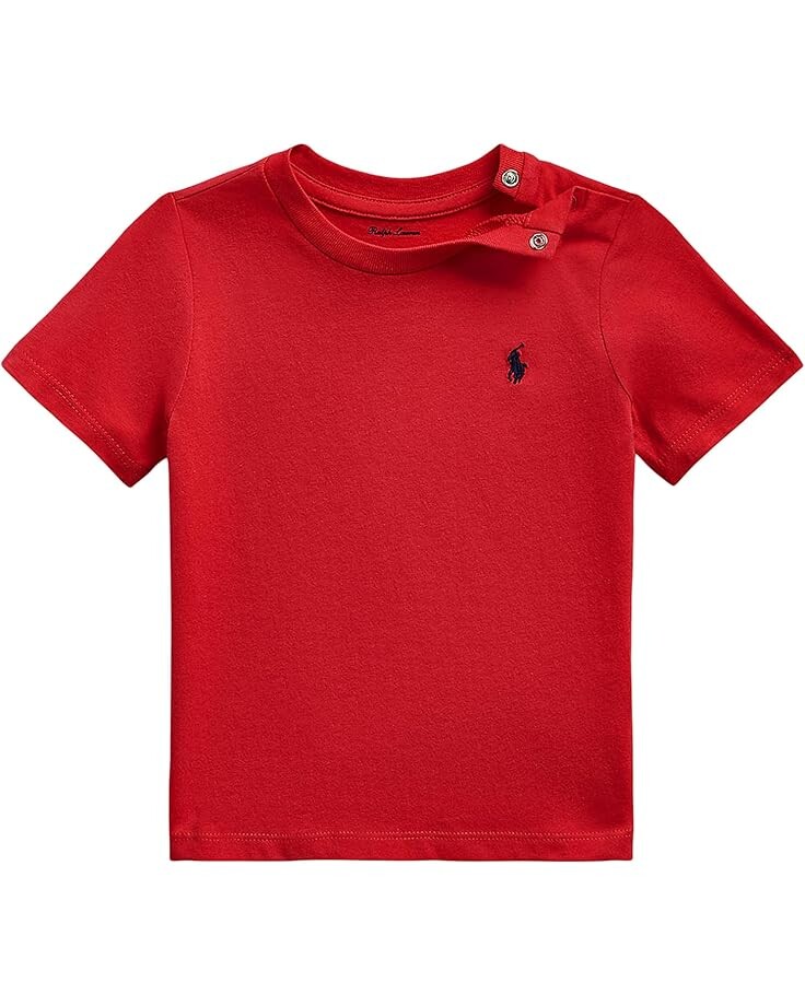 Футболка Polo Ralph Lauren Kids Cotton Jersey Crew Neck Tee, цвет RL 2000 Red 
Футболка Polo Ralph Lauren Kids Cotton Jersey Crew Neck Tee, цвет RL 2000 Red