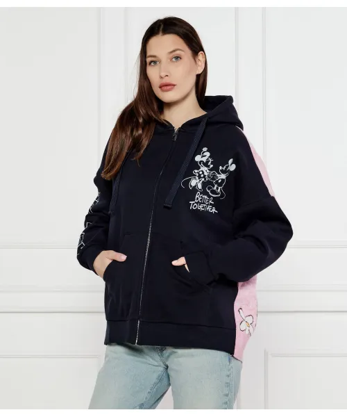Толстовка Desigual x Disney с Микки Маусом Regular fit Desigual, синий 
Толстовка Desigual x Disney с Микки Маусом Regular fit Desigual, синий