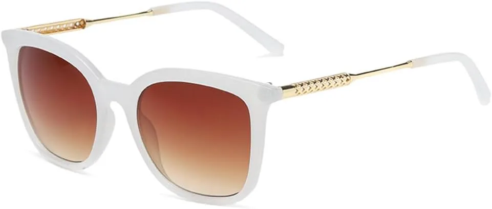 Классические солнцезащитные очки LVTFCO для женщин и мужчин, винтажные солнцезащитные очки в оправе из сплава, ретро-стиль, модные солнцезащитные очки, White
Классические солнцезащитные очки LVTFCO для женщин и мужчин, винтажные солнцезащитные очки в оправе из сплава, ретро-стиль, модные солнцезащитные очки, White