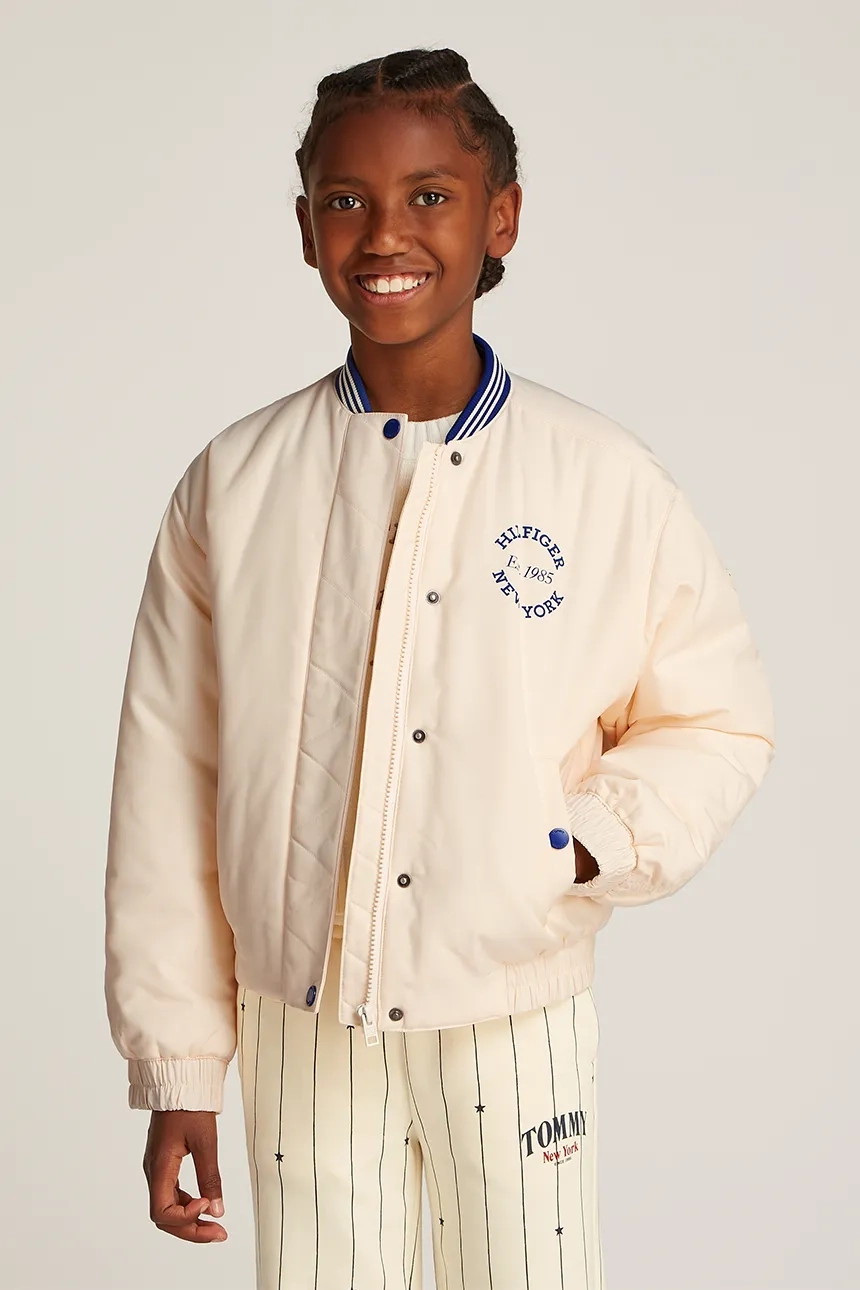 Детская куртка-бомбер Tommy Hilfiger, бежевый
Детская куртка-бомбер Tommy Hilfiger, бежевый