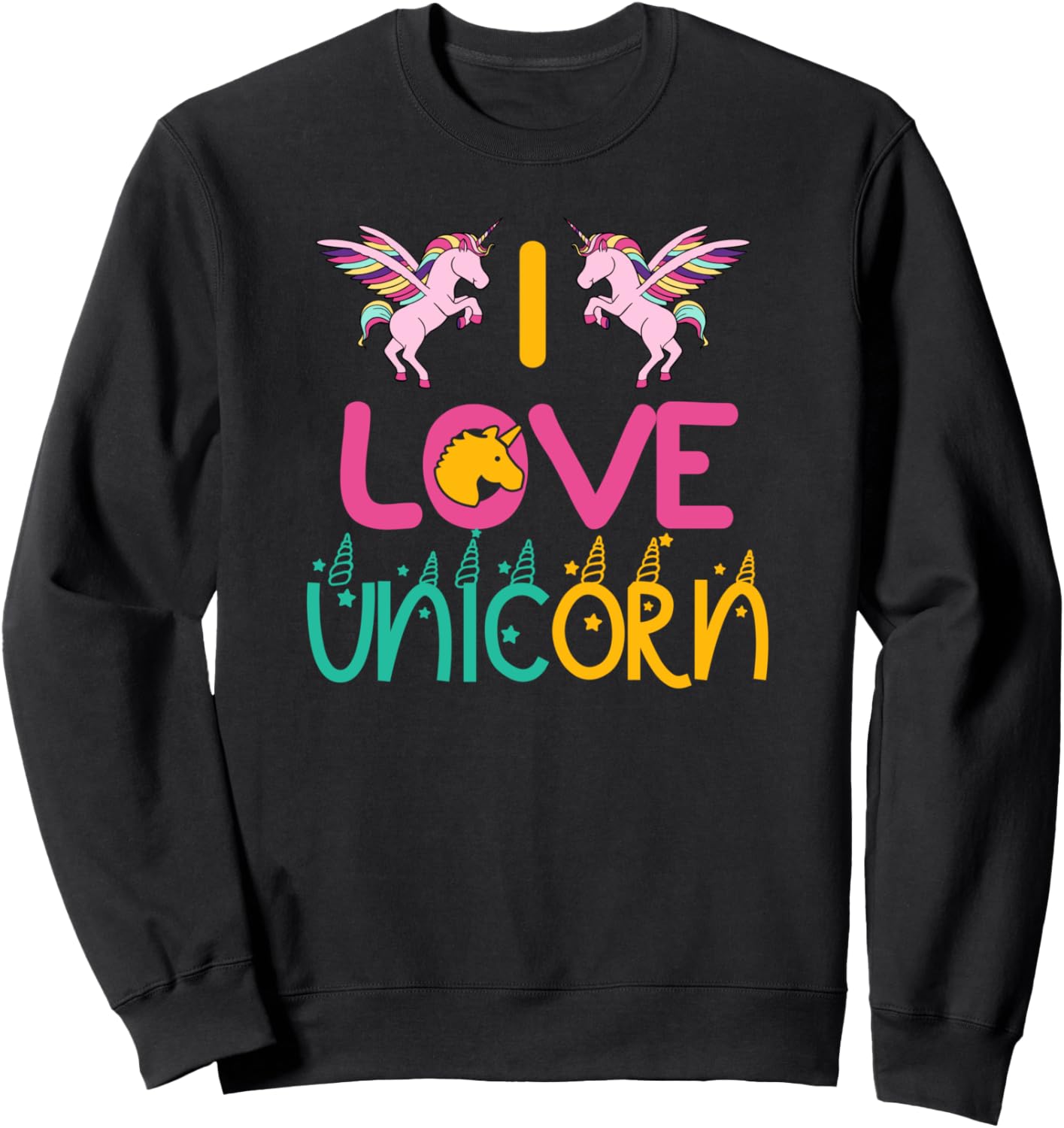 Я люблю единорогов - Забавная толстовка для любителей единорогов Love Unicorn, черный
Я люблю единорогов - Забавная толстовка для любителей единорогов Love Unicorn, черный
