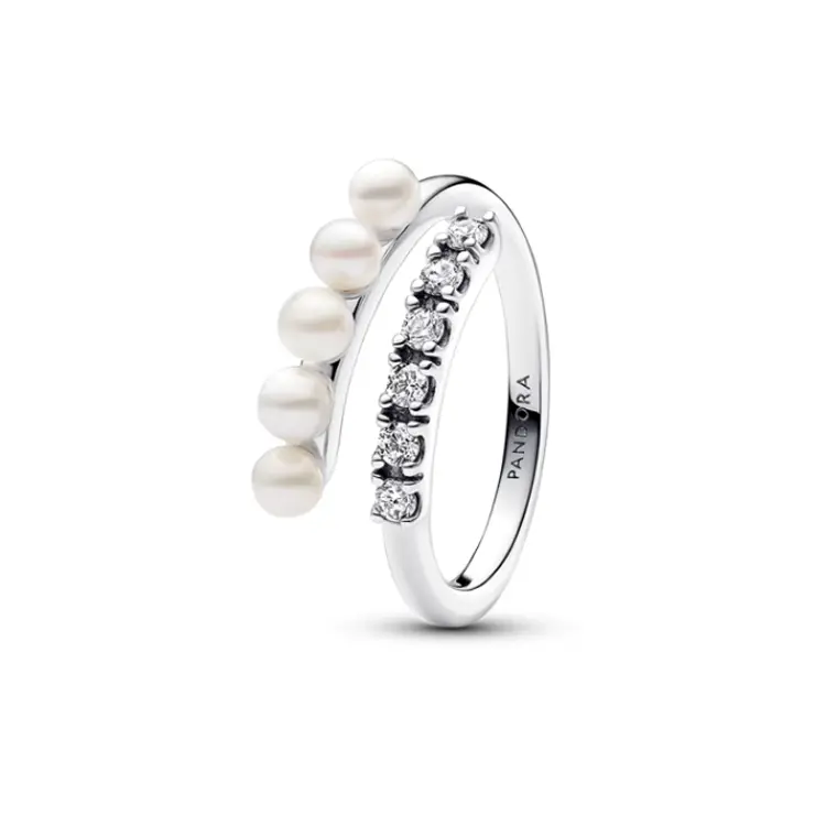 Pandora Серебряное кольцо 925 пробы с жемчугом и синтетическим фианитом для женщин Silver
Pandora Серебряное кольцо 925 пробы с жемчугом и синтетическим фианитом для женщин Silver