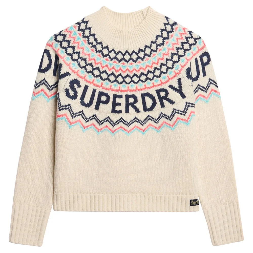 Свитер Superdry Fairisle Branded Jumper, бежевый
Свитер Superdry Fairisle Branded Jumper, бежевый