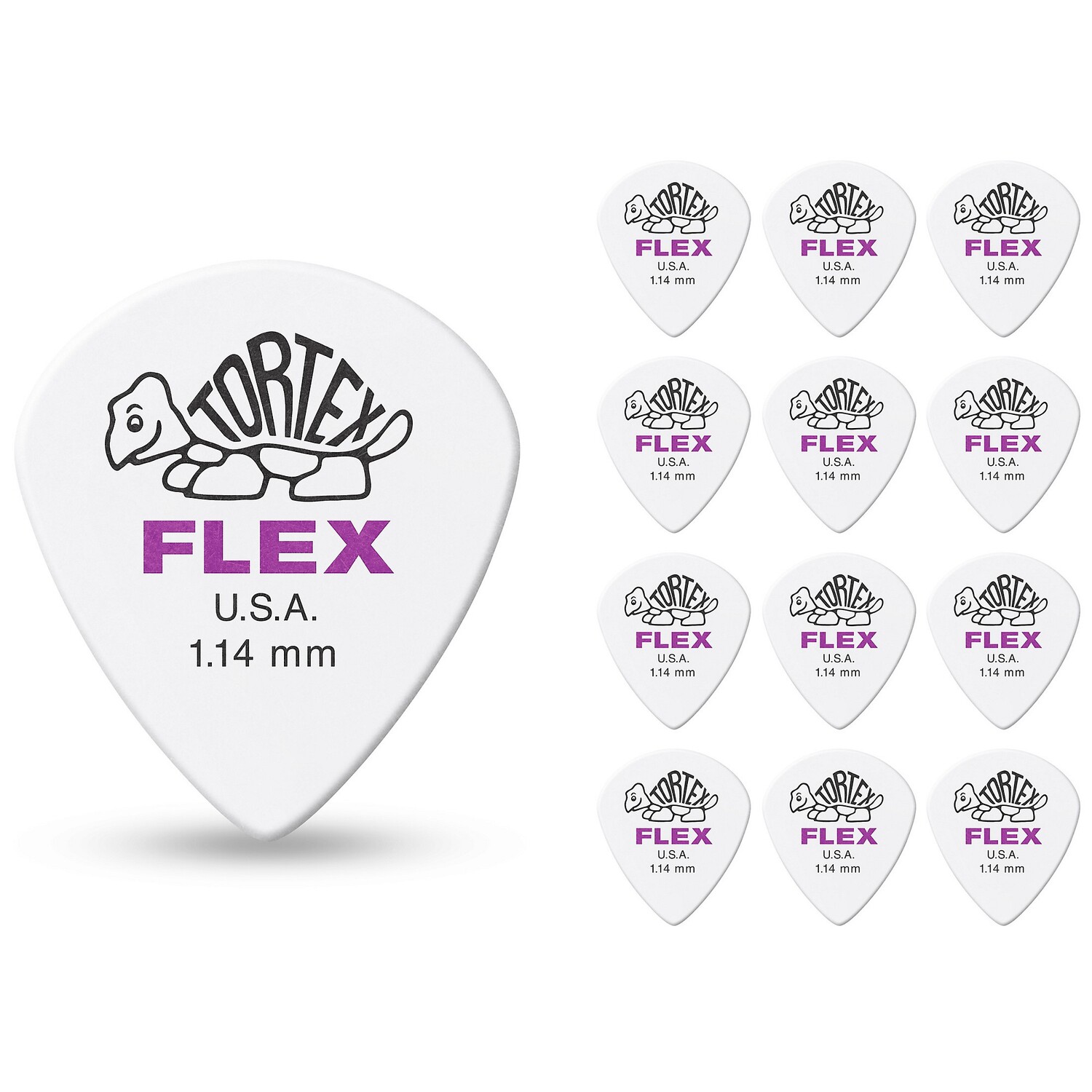Dunlop 468 Tortex Flex Jazz III 1,14 мм, 12 шт. в упаковке
Dunlop 468 Tortex Flex Jazz III 1,14 мм, 12 шт. в упаковке