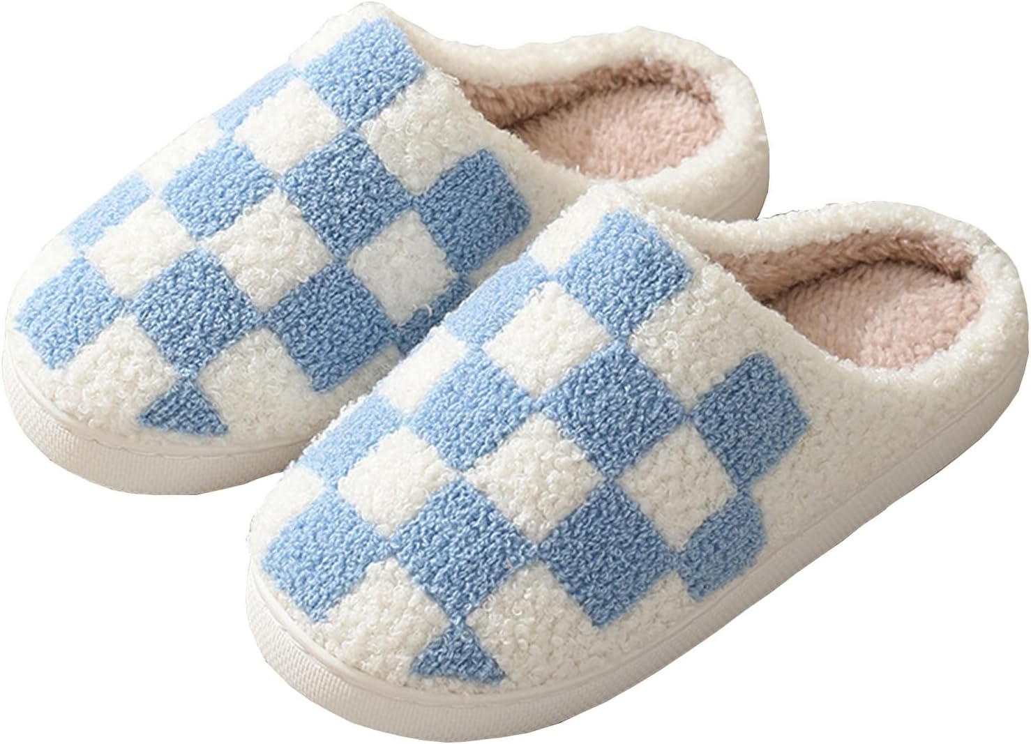 Домашние тапочки на Хэллоуин и Рождество в клетку для женщин и мужчин, мягкие уютные тапочки для дома, с флисовой подкладкой, теплые и пушистые, противоскользящие, зимние, удобные и мягкие, с шерстяной подкладкой Afellicy, Checkered Blue
Домашние тапочки на Хэллоуин и Рождество в клетку для женщин и мужчин, мягкие уютные тапочки для дома, с флисовой подкладкой, теплые и пушистые, противоскользящие, зимние, удобные и мягкие, с шерстяной подкладкой Afellicy, Checkered Blue