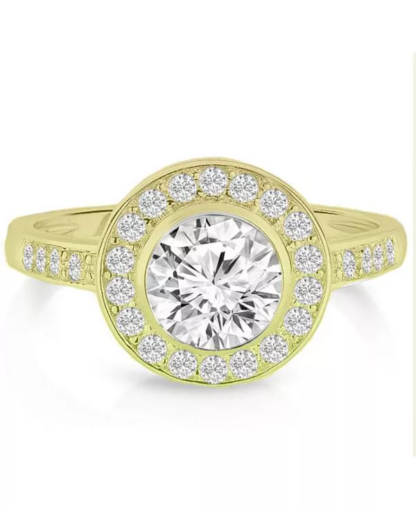 Кольцо из стерлингового серебра с прозрачным кубическим цирконием в оправе Genevive, gold
Кольцо из стерлингового серебра с прозрачным кубическим цирконием в оправе Genevive, gold