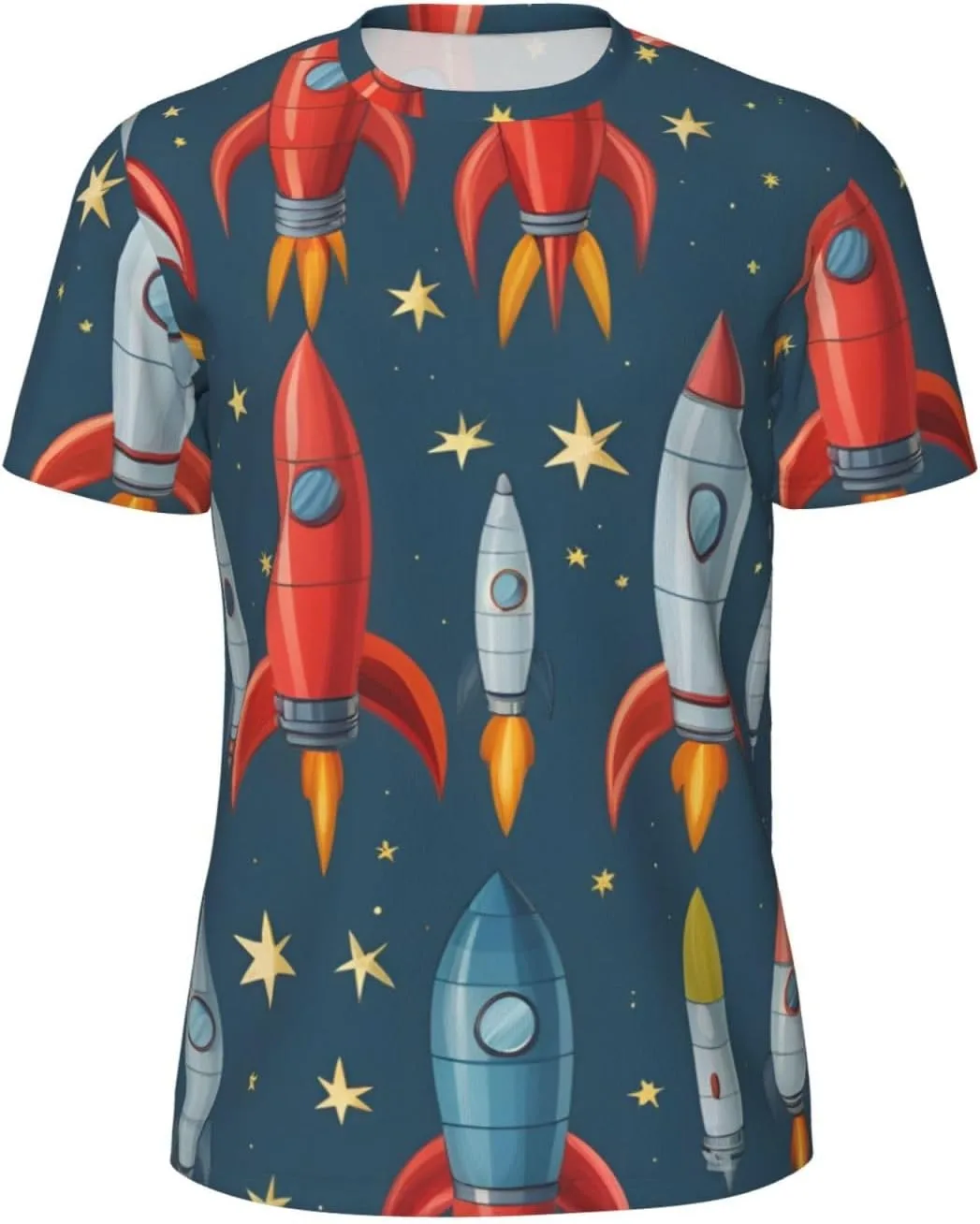 Футболка с принтом Cartoon Rockets, летняя, легкая, дышащая SDFHU
Футболка с принтом Cartoon Rockets, летняя, легкая, дышащая SDFHU