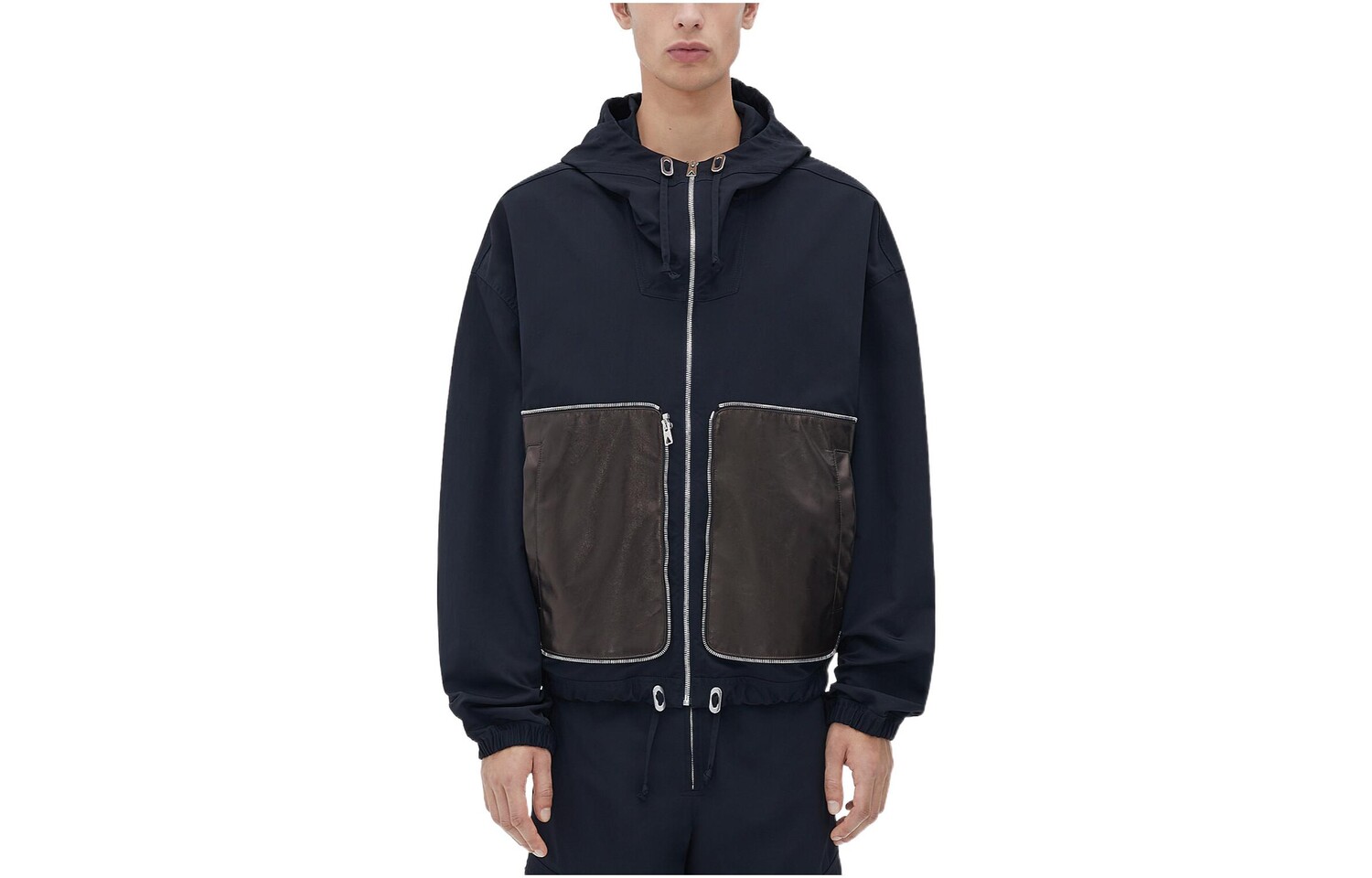 Упаковываемая нейлоновая куртка Bottega Veneta, синий
Упаковываемая нейлоновая куртка Bottega Veneta, синий