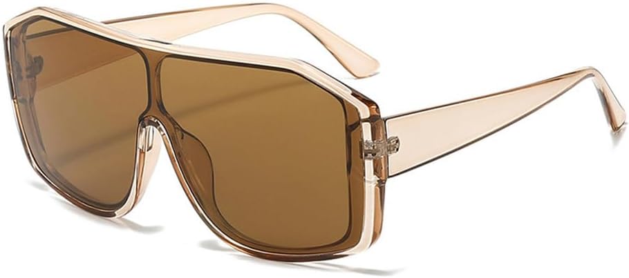 Ретро-солнцезащитные очки в крупной оправе для мужчин и женщин, модные, роскошные, для активного отдыха, путешествий, вождения, унисекс, защита от УФ-излучения UV400 TKKTLLT, Champagne Brown
Ретро-солнцезащитные очки в крупной оправе для мужчин и женщин, модные, роскошные, для активного отдыха, путешествий, вождения, унисекс, защита от УФ-излучения UV400 TKKTLLT, Champagne Brown