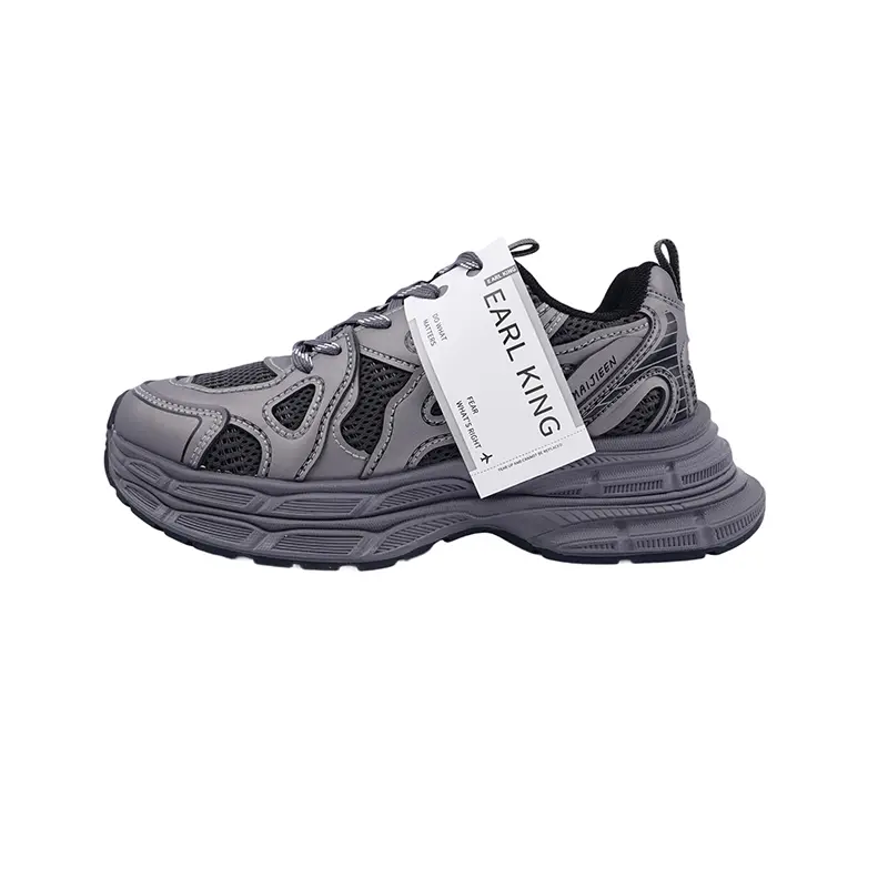 Earl king Низкие массивные кроссовки с увеличенной высотой амортизации мужские серые, цвет Gray
Earl king Низкие массивные кроссовки с увеличенной высотой амортизации мужские серые, цвет Gray