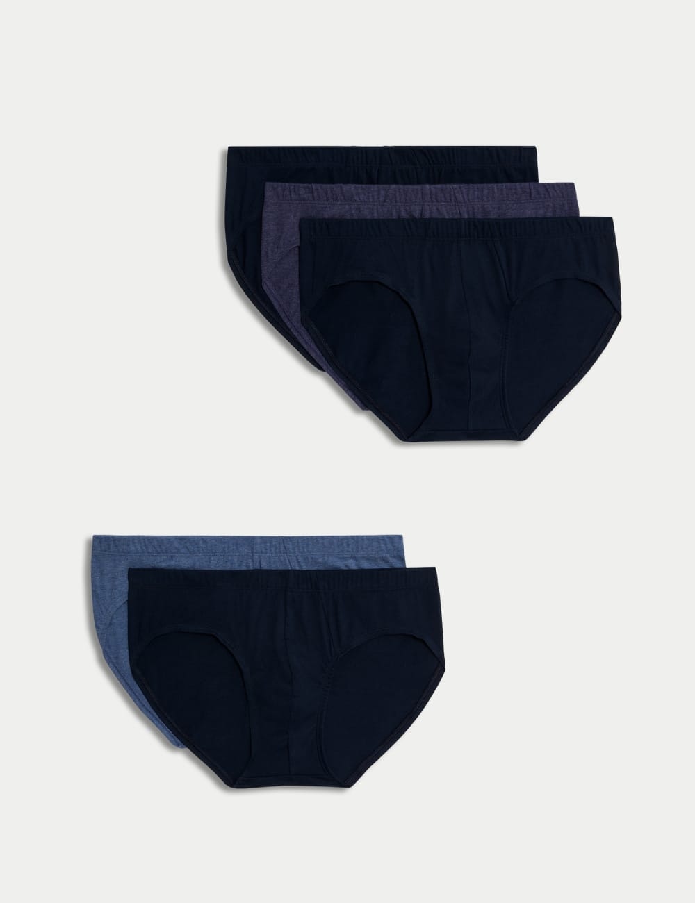 5 упаковок чистых хлопковых прохладных и свежих трусиков Marks & Spencer, цвет Denim mix
5 упаковок чистых хлопковых прохладных и свежих трусиков Marks & Spencer, цвет Denim mix