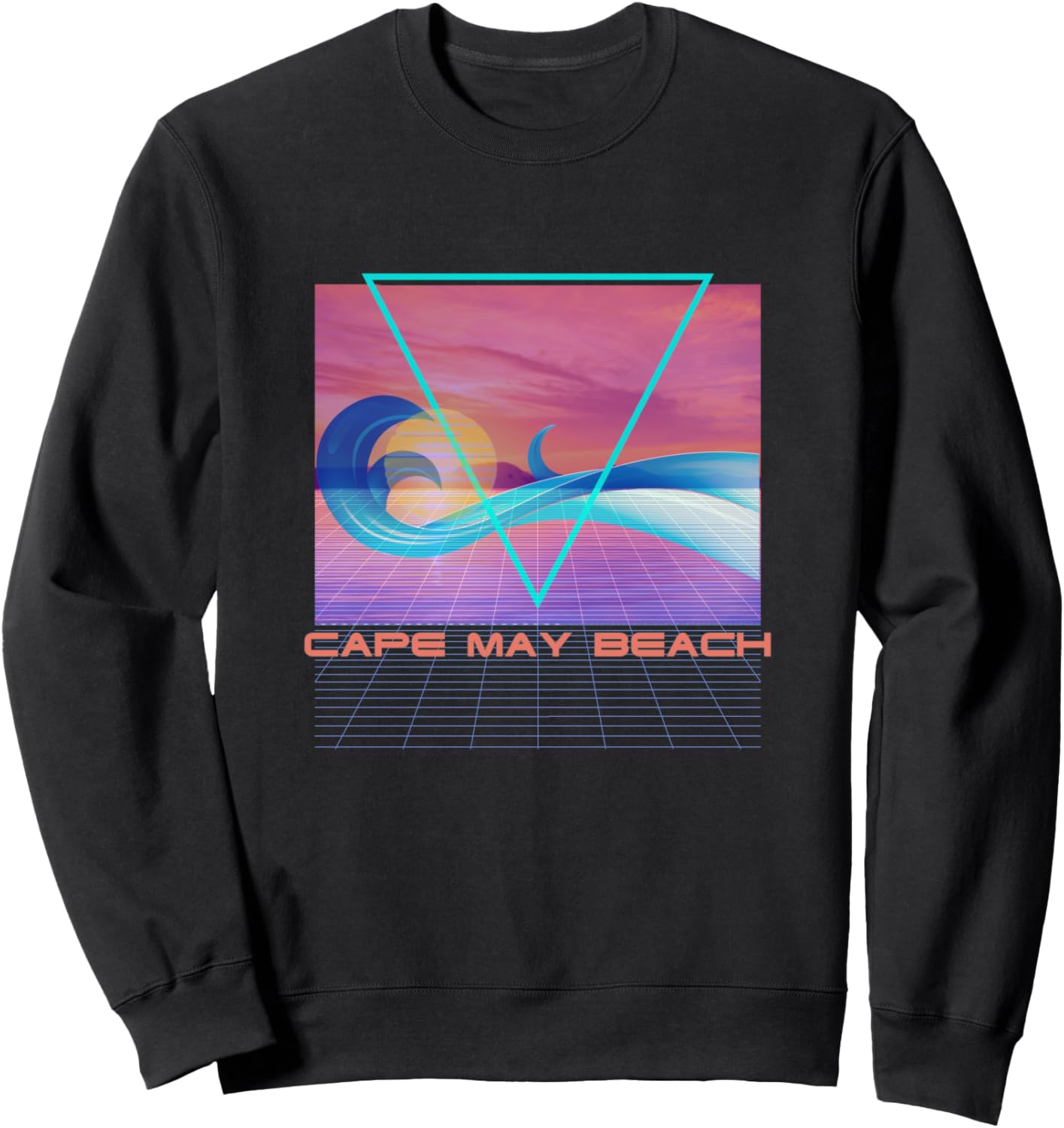 Толстовка в стиле ретро 80-х, Vaporwave, пляжный отдых, пляж Кейп-Мэй Cape May Beach Retro Souvenir Apparel, черный
Толстовка в стиле ретро 80-х, Vaporwave, пляжный отдых, пляж Кейп-Мэй Cape May Beach Retro Souvenir Apparel, черный