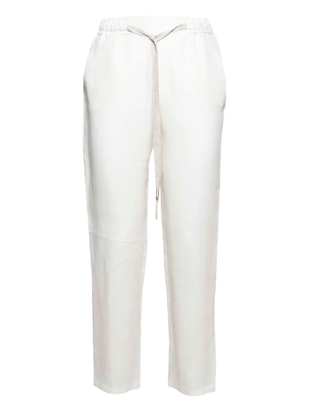 Брюки с завязками на талии Barba, белый
Брюки с завязками на талии Barba, белый