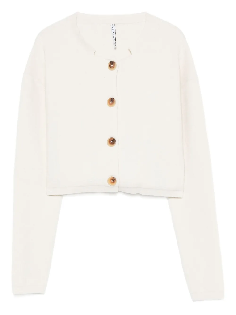 Укороченный кардиган Hallie на пуговицах Liviana Conti, нейтральный 
Укороченный кардиган Hallie на пуговицах Liviana Conti, нейтральный