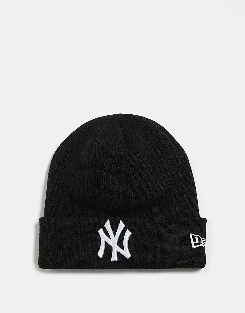 Новая шапка-бини с манжетой New Era NY Yankees в черно-белом цвете
Новая шапка-бини с манжетой New Era NY Yankees в черно-белом цвете