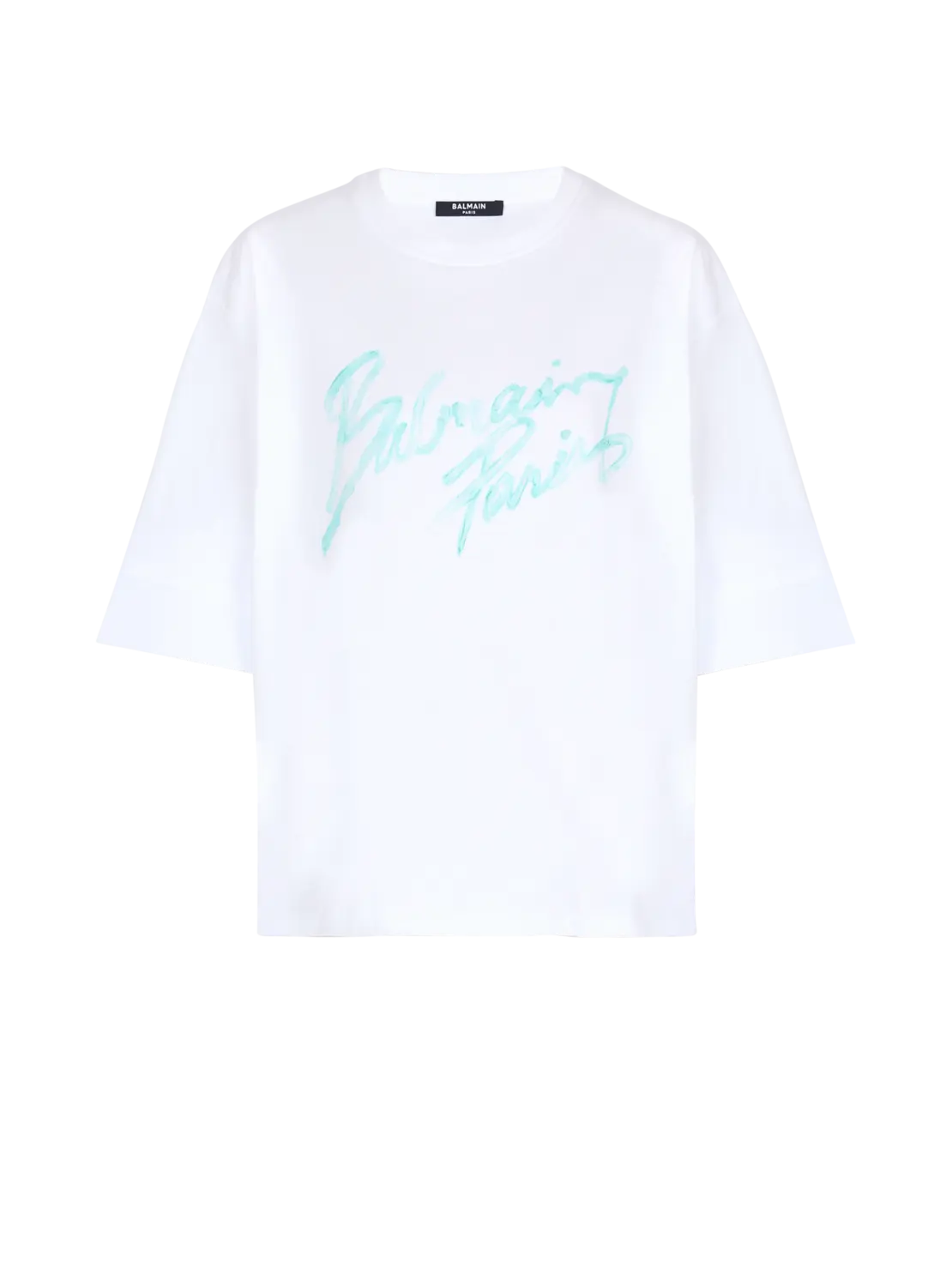 Свободная футболка с принтом Balmain Paris Brush, белый/черный
Свободная футболка с принтом Balmain Paris Brush, белый/черный